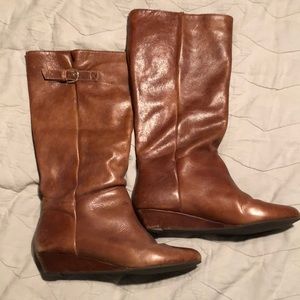 Steve Madden slouchy wedge boots